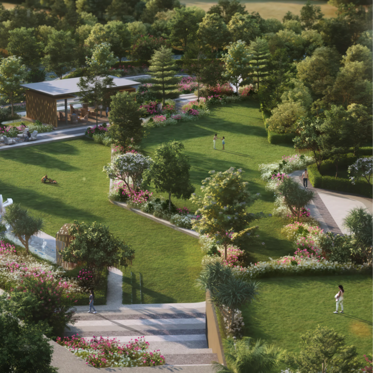 Garden, prestige-raintree-park 2 Bedroom 1200 Sq.Ft. Apartment In Varthur Bangalore 9554706