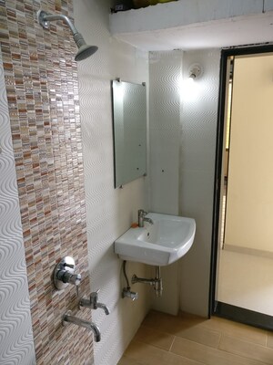 Bathroom in 1 BHK Apartment at Royal Crystal Wing B, Malad East – for Rent