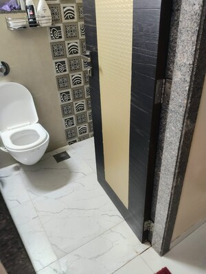 Bathroom in 2 BHK Apartment at Hubtown Gardenia, Mira Road – for Rent