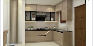 Kitchen in 3 BHK Apartment at Rajapushpa Provincia, Narsingi – for Rent