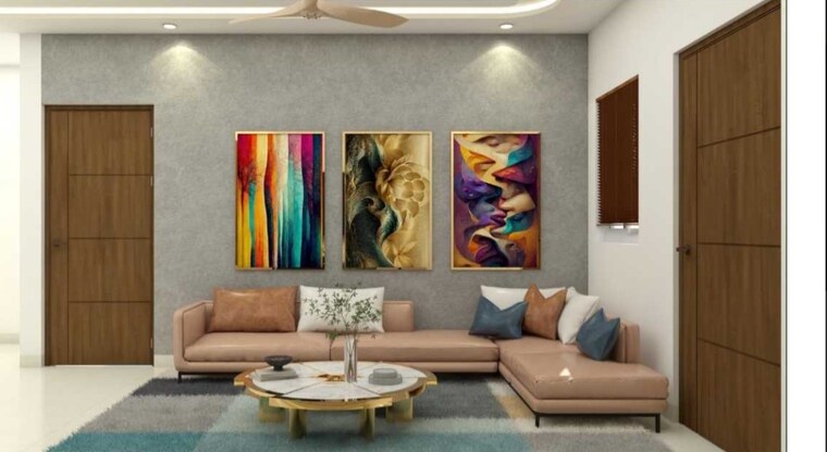 Living Room, rajapushpa-provincia 3 Bedroom 1715 Sq.Ft. Apartment In Narsingi Hyderabad 9554807