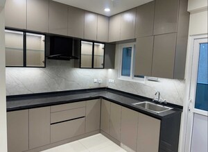 Kitchen in 3 BHK Apartment at Rajapushpa Provincia, Narsingi – for Rent