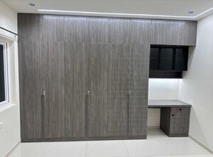 Bathroom in 3 BHK Apartment at Rajapushpa Provincia, Narsingi – for Rent