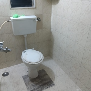 Bathroom in 1 BHK Apartment at Sundaram Apartments Malad West, Malad West – for Rent
