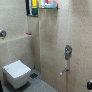 Bathroom in 1 BHK Apartment at Sheth Vasant Galaxy, Goregaon West – for Rent