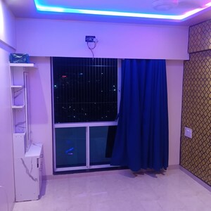 Living Room in 1 BHK Apartment at Sheth Vasant Galaxy, Goregaon West – for Rent