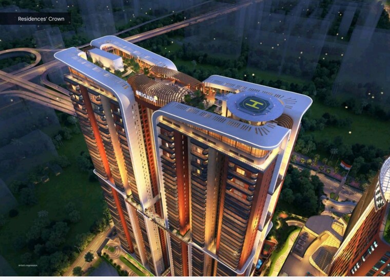 Exterior View, brigade-gateway 4 Bedroom 4175 Sq.Ft. Apartment In Kokapet Hyderabad 9554861