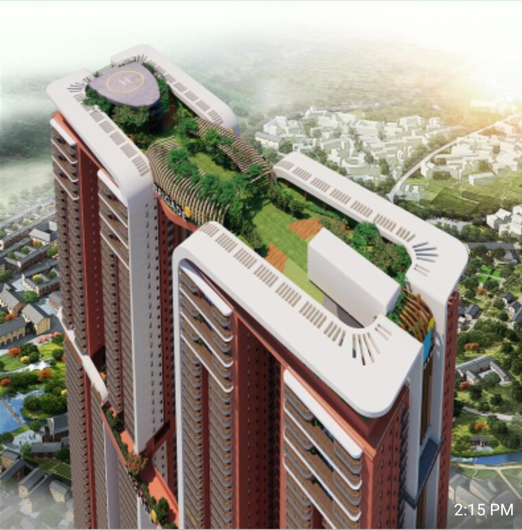 Exterior View, brigade-gateway 4 Bedroom 4175 Sq.Ft. Apartment In Kokapet Hyderabad 9554861
