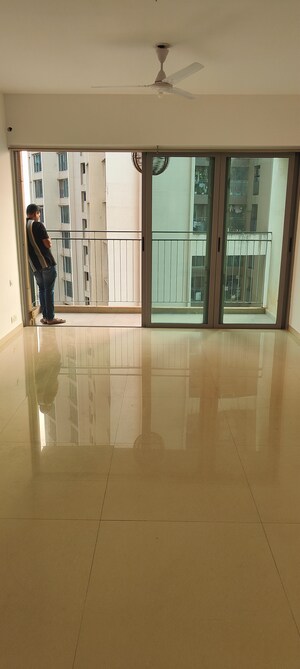 Living Room in 3 BHK Apartment at Kalpataru Sunrise Grande, Kolshet Road – for Rent