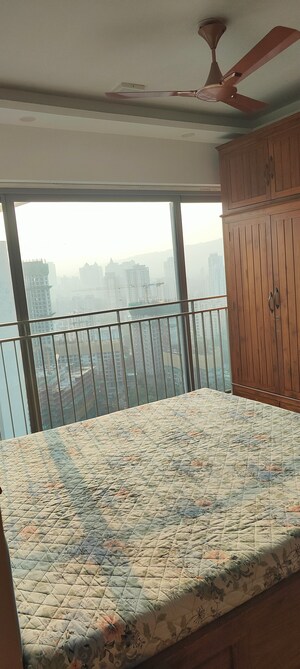 Bedroom in 3 BHK Apartment at Kalpataru Sunrise Grande, Kolshet Road – for Rent