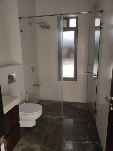 Bathroom in 3 BHK Apartment at Piramal Vaikunth, Balkum Pada – for Rent