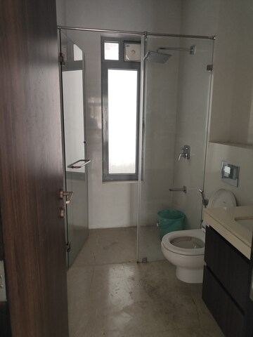 Bathroom in 3 BHK Apartment at Piramal Vaikunth, Balkum Pada – for Rent