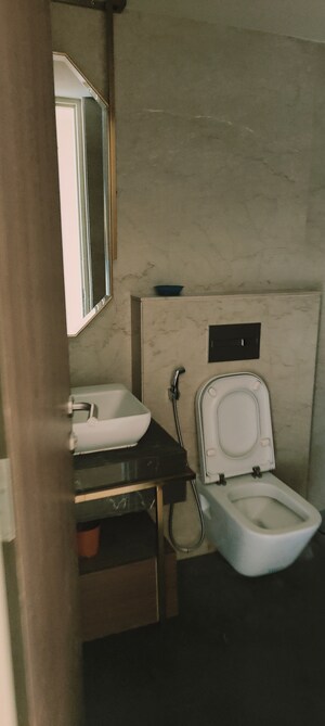 Bathroom in 3 BHK Apartment at Lodha Sterling, Kolshet Road – for Rent