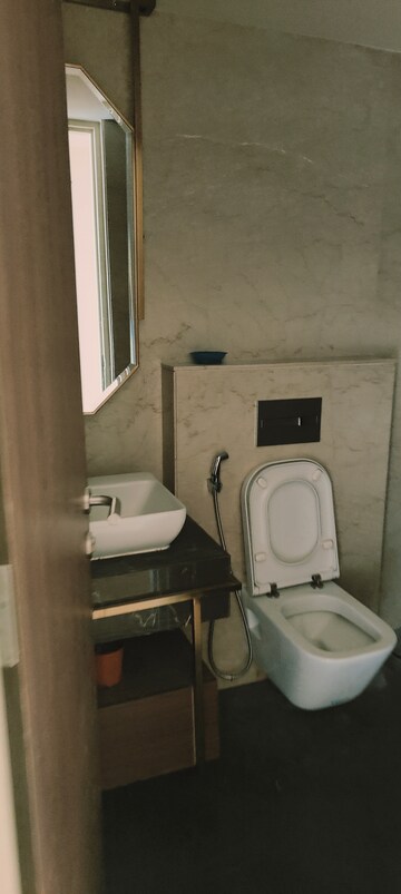 Bathroom in 3 BHK Apartment at Lodha Sterling, Kolshet Road – for Rent