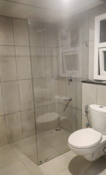 Bathroom in 3 BHK Apartment at Prestige High Fields, Gachibowli – for Rent