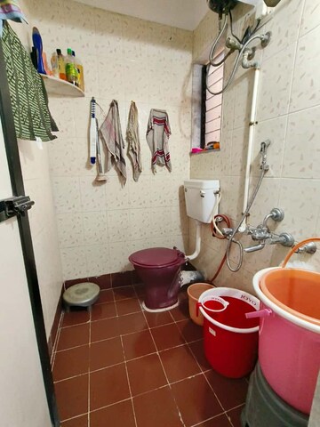 Bathroom in 1 BHK Apartment at Sai Vihar Chs Kalwa, Kalwa – for Sale