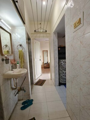 Bathroom in 1 BHK Apartment at Sai Vihar Chs Kalwa, Kalwa – for Sale