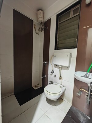 Bathroom in 2 BHK Apartment at Neelsidhi Atlantis, Nerul – for Rent
