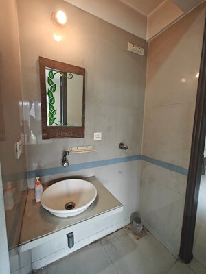 Bathroom in 2 BHK Apartment at Neelsidhi Atlantis, Nerul – for Rent