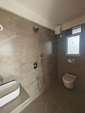 Bathroom in 3 BHK Apartment at Moreshwar 19 East, Nerul – for Rent