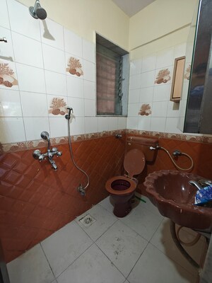 Bathroom in 2 BHK Apartment at Safal Park, Nerul – for Rent