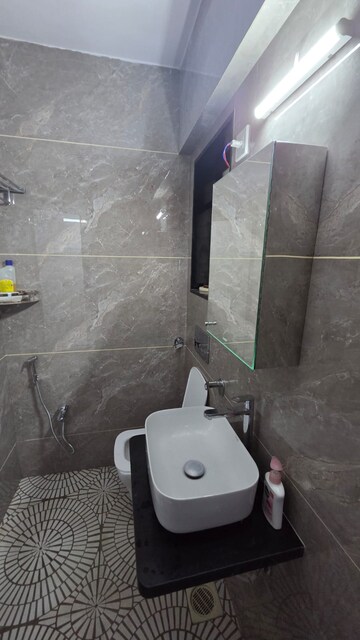 Bathroom in 2 BHK Apartment at Dheeraj Ganga, Malad West – for Rent