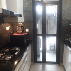Kitchen in 1 BHK Apartment at New Cuffe Parade, Wadala Truck Terminal – for Rent