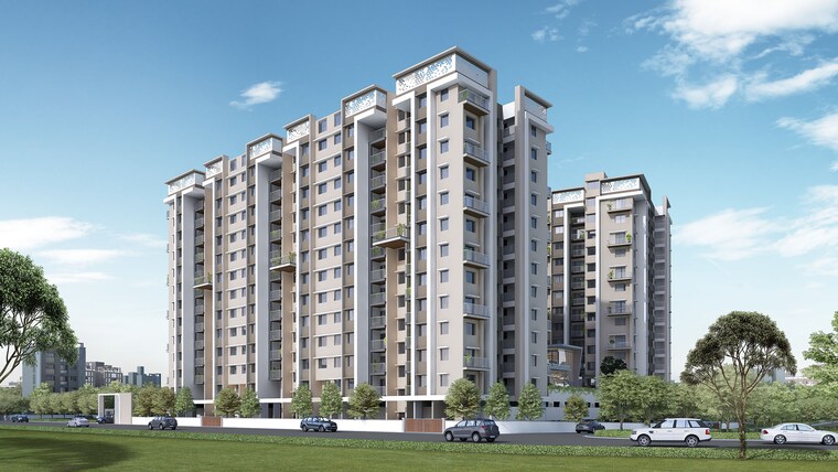 Exterior View, prasun-sarvam 2 Bedroom 1000 Sq.Ft. Apartment In Kharadi Pune 9555096