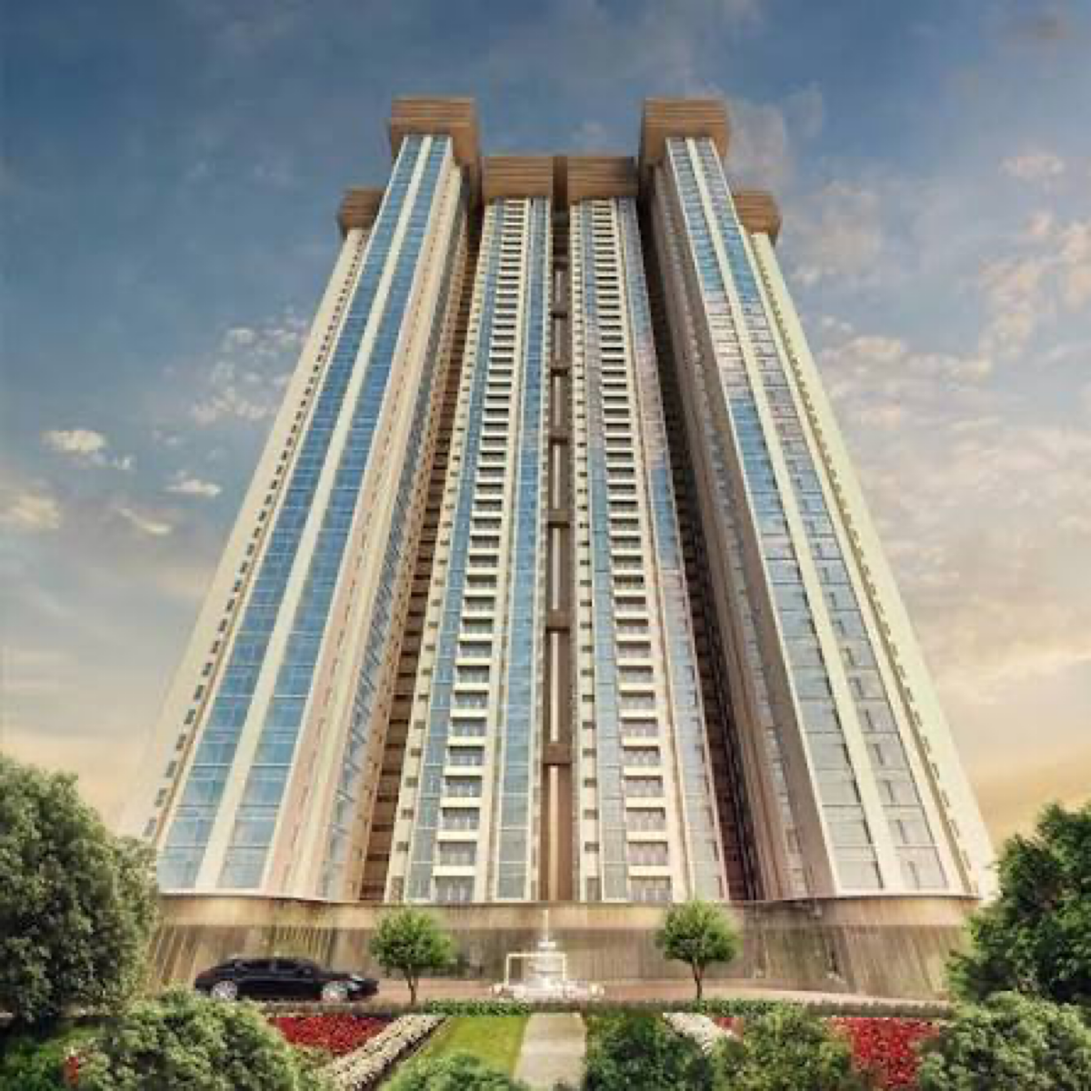 3 BHK Apartment For Sale in The Presidential Tower