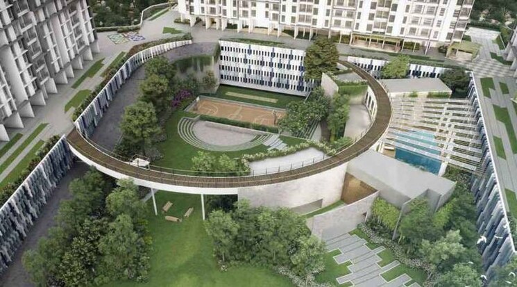 Balcony, cosmos-27-gbr 1 Bedroom 425 Sq.Ft. Apartment In Kasarvadavali Thane 9555111