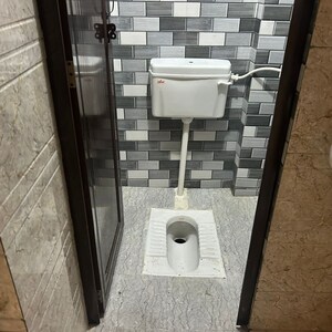 Bathroom in 1 BHK Apartment at UPAVP Brahmputra Enclave, Siddharth Vihar – for Rent