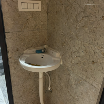 Bathroom in 1 BHK Apartment at UPAVP Brahmputra Enclave, Siddharth Vihar – for Rent