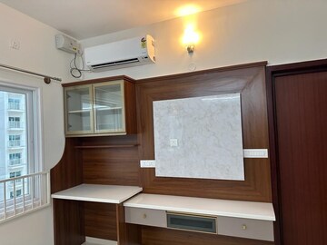 Bedroom in 3 BHK Apartment at LnT Raintree Boulevard, Hebbal – for Rent