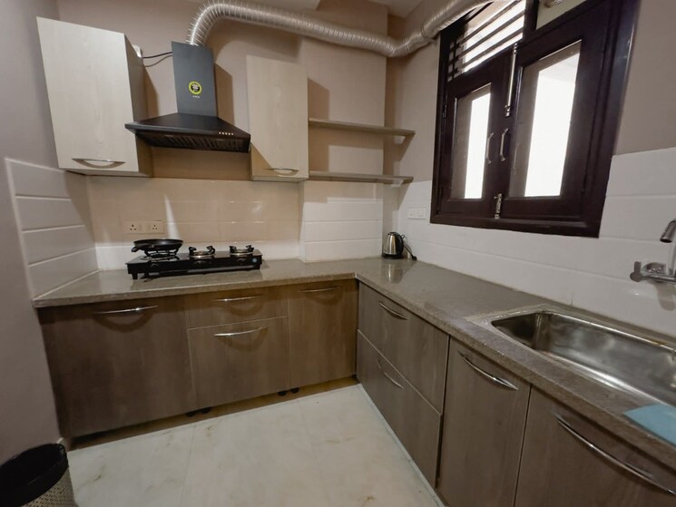 Kitchen, chattarpur 2 Bedroom 850 Sq.Ft. Builder Floor In Chattarpur Delhi 9555313