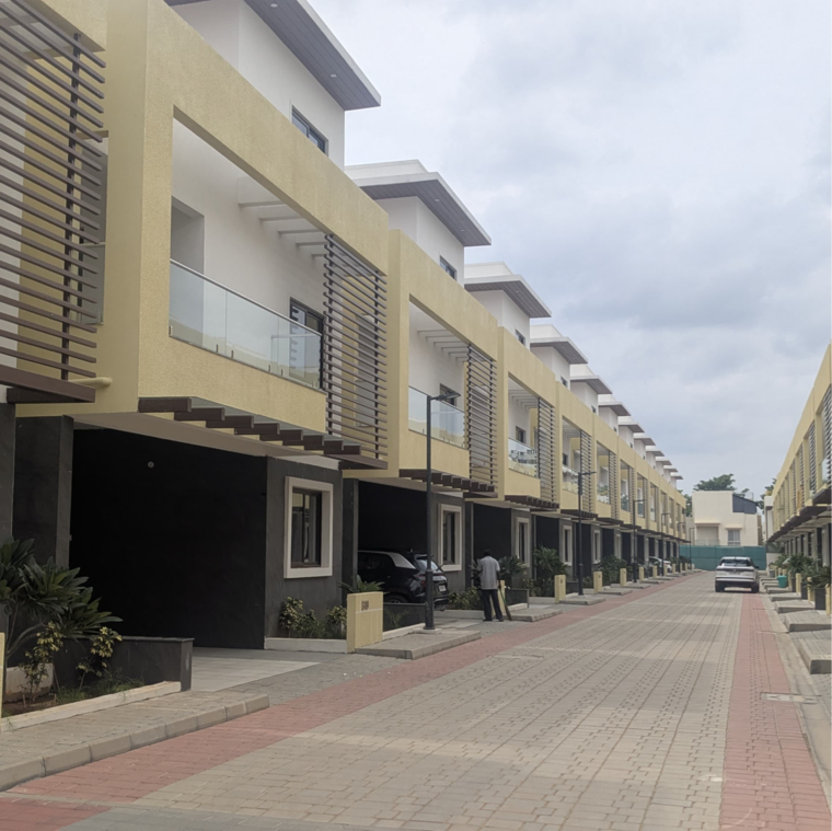Exterior View, shriram-chirping-grove 3.5 Bedroom 2628 Sq.Ft. Villa In Sarjapur Bagalur Road Bangalore 9555307