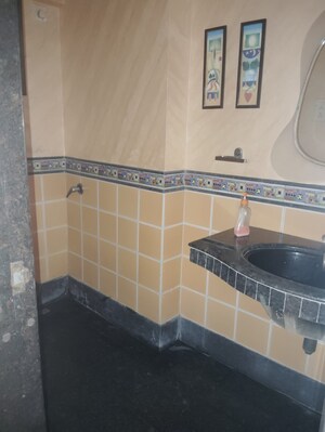 Bathroom in 3 BHK Apartment at Gabbana Apartment, Khar West – for Rent