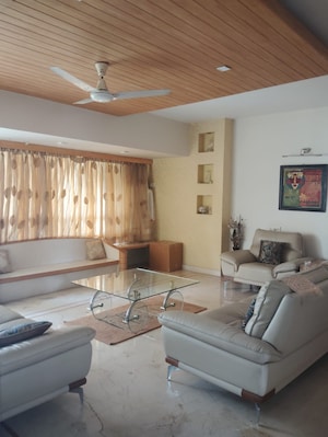 Living Room in 3 BHK Apartment at Gabbana Apartment, Khar West – for Rent