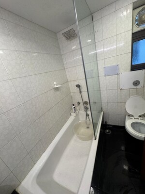 Bathroom in 3 BHK Apartment at Girnar Apartment Pali Hill, Pali Hill – for Rent