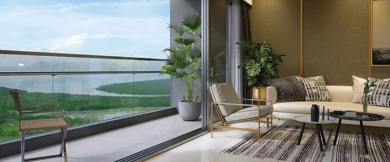 Balcony, birla-niyaara 4 Bedroom 1864 Sq.Ft. Apartment In Worli Mumbai 9555400
