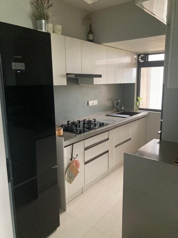 Kitchen in 3 BHK Apartment at Kanakia Rainforest, Andheri East – for Rent