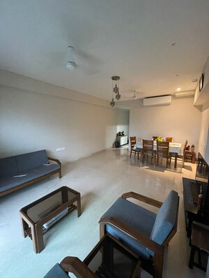 Living Room in 3 BHK Apartment at Satguru Rendezvous, Bandra West – for Rent