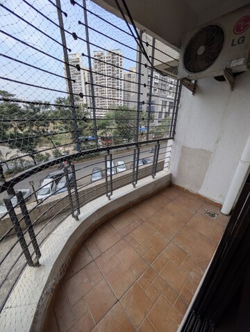 Balcony in 2.5 BHK Apartment at Trishul Patel Heights, Ghansoli – for Rent