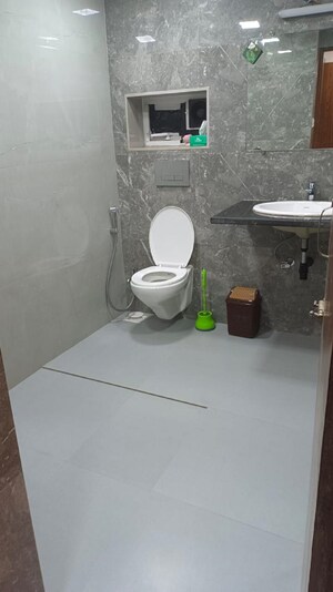 Bathroom in 3 BHK Apartment at Santacruz West – for Rent