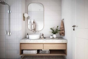 Bathroom in 2 BHK Builder Floor at Apex Green Wood, Borivali East – for Sale