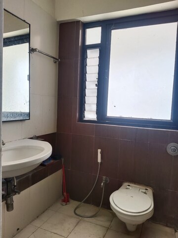 Bathroom in 3 BHK Apartment at Rutuparna Apartments, Baner – for Rent