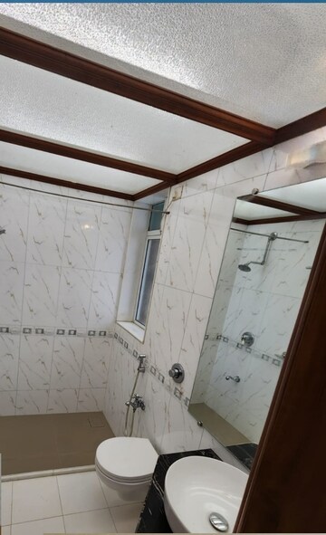 Bathroom in 4 BHK Apartment at Juhu – for Rent