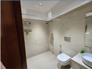 Bathroom in 4 BHK Apartment at Rustomjee 9 JVPD, Juhu – for Rent