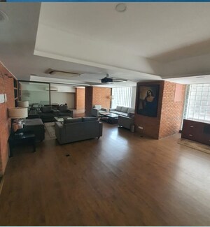 Living Room in 4 BHK Apartment at Rustomjee 9 JVPD, Juhu – for Rent