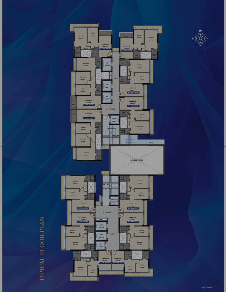 Master Plan, je-and-vee-saidham 2 Bedroom 630 Sq.Ft. Apartment In Dindoshi Mumbai 9555750