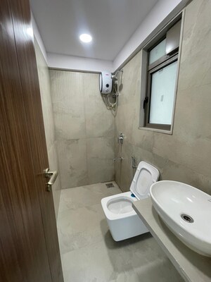 Bathroom in 2 BHK Apartment at Gurukrupa Nirmalam, Bandra East – for Rent